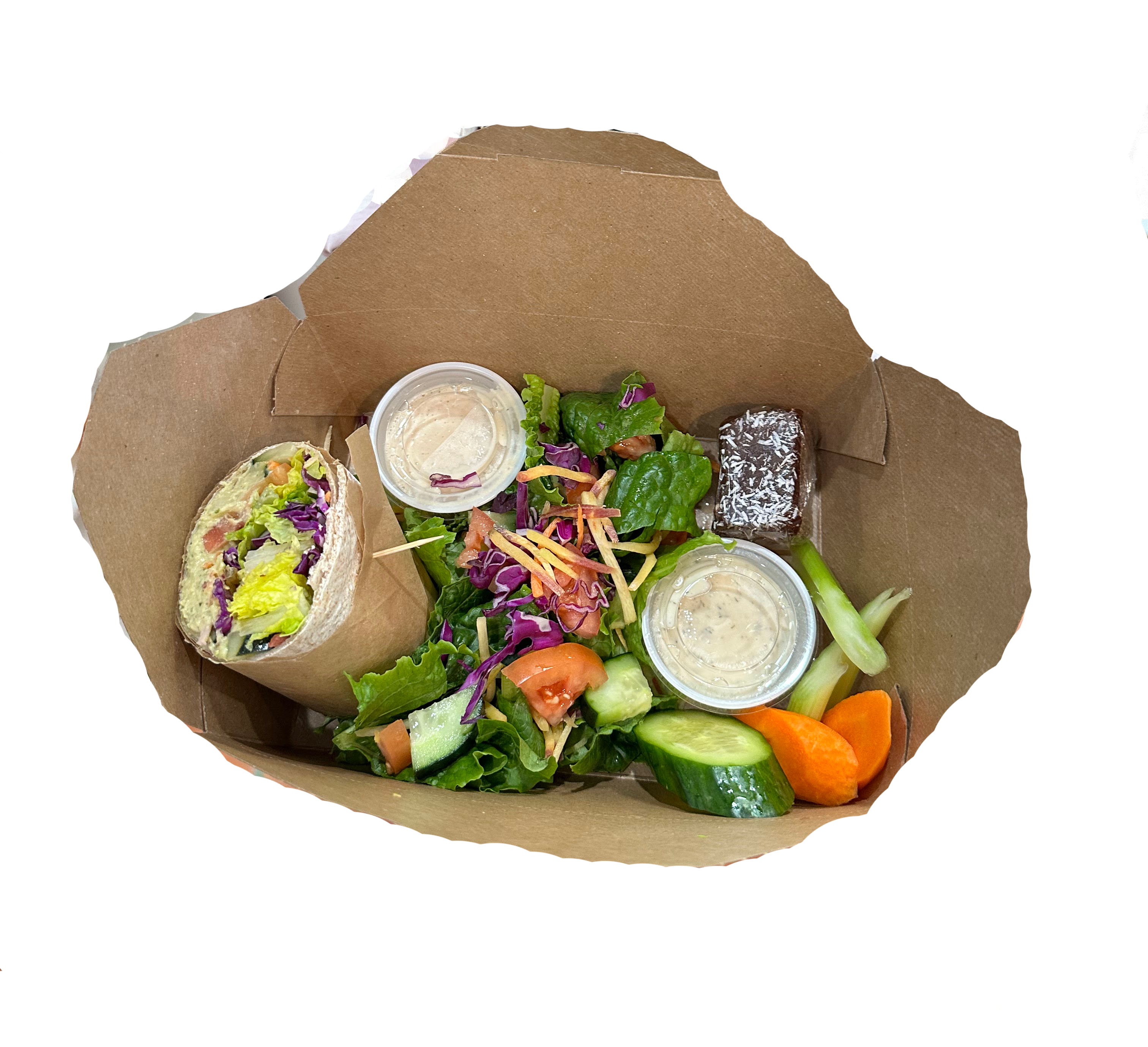 Boxed Lunch at Rooted table in Omaha NE